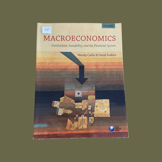 Macroeconomics: Institutions, Instability, And The Financial System