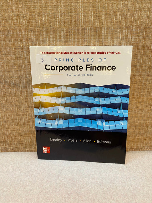 Principles of Corporate Finance 14th Edition