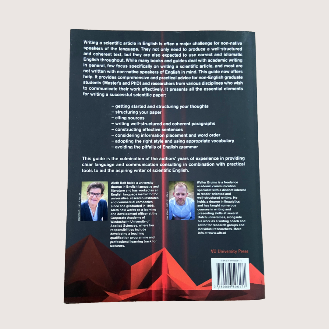 Effective Scientific Writing: An Advanced Learner's Guide to Better English Writing