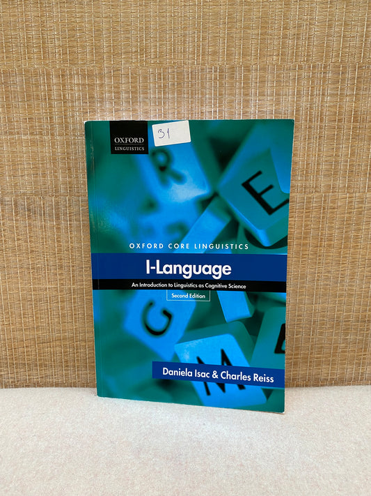 I-Language An Introduction to Linguistics as Cognitive Science 2nd edition