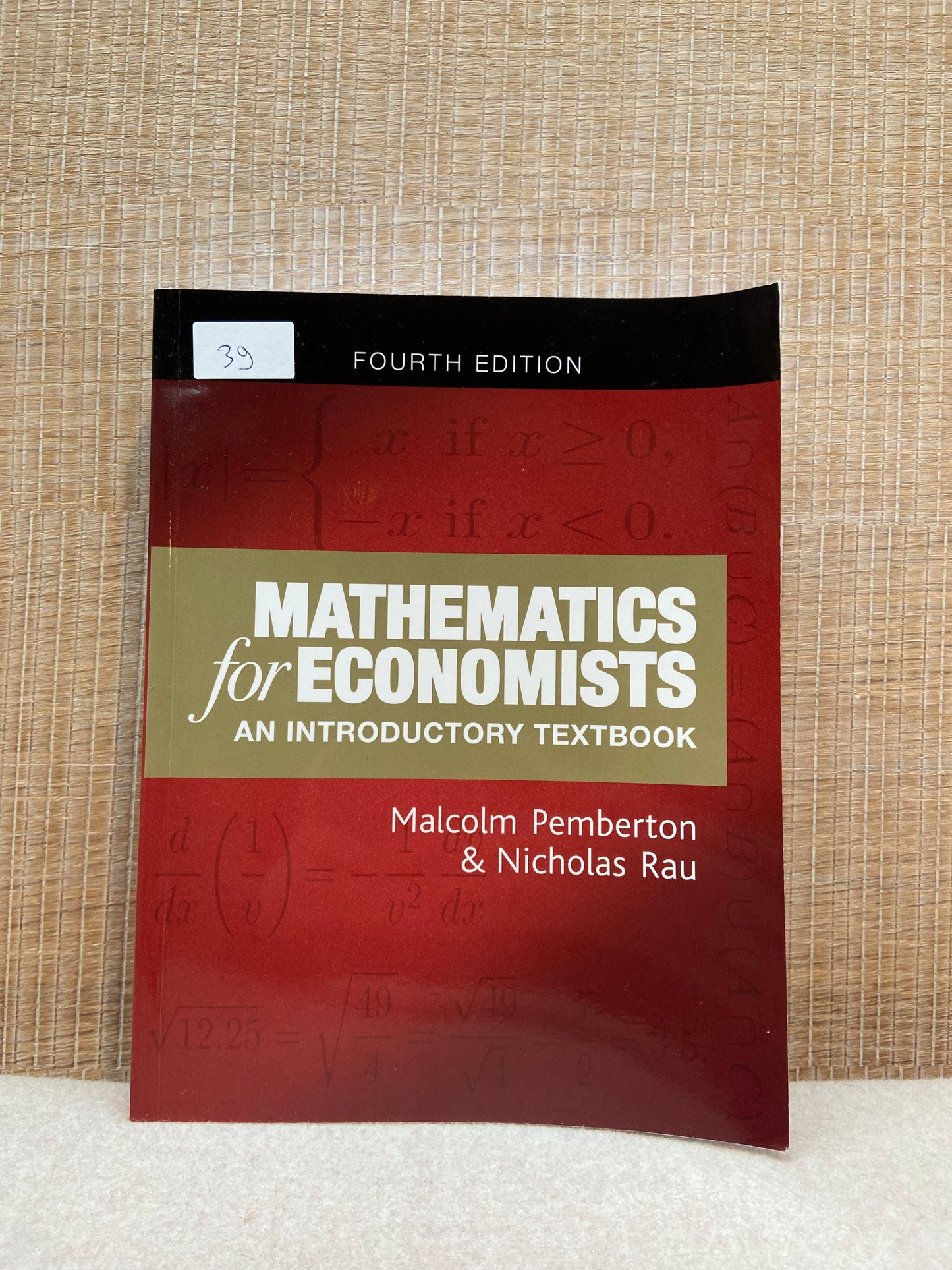 Mathematics for Economists 4th edition