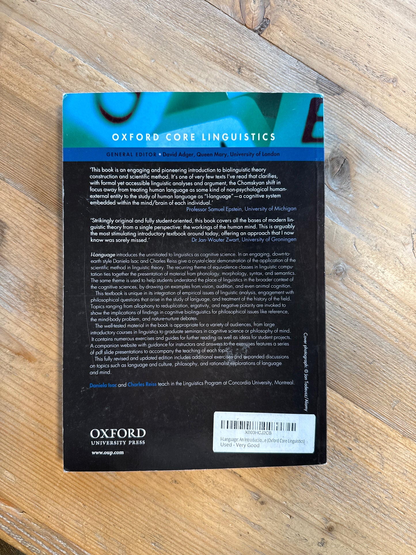 I-Language An Introduction to Linguistics as Cognitive Science 2nd edition