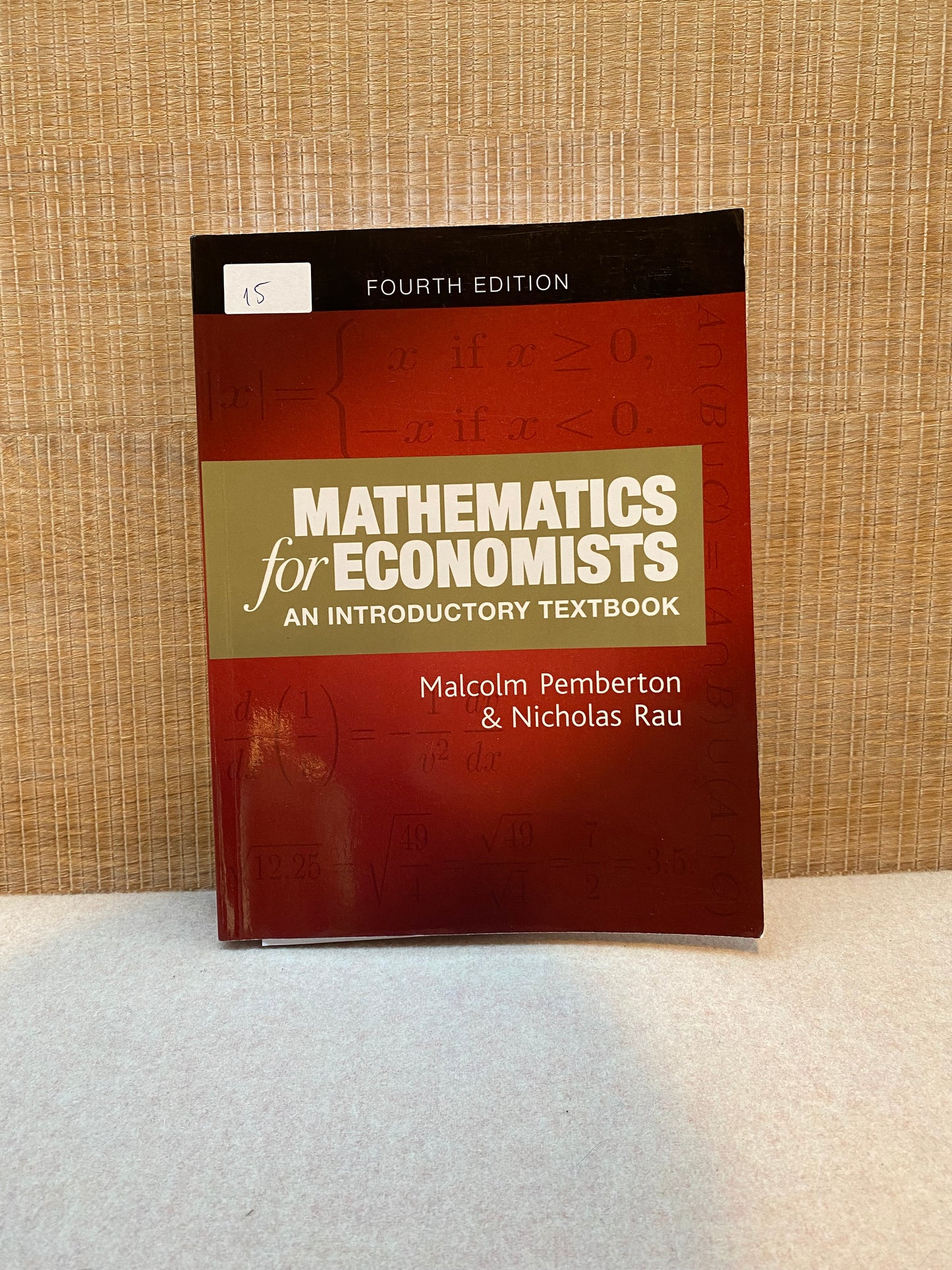 Mathematics for Economists 4th edition